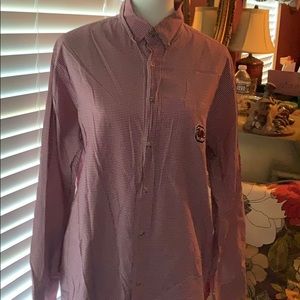 Long sleeve Gamecocks button down shirt